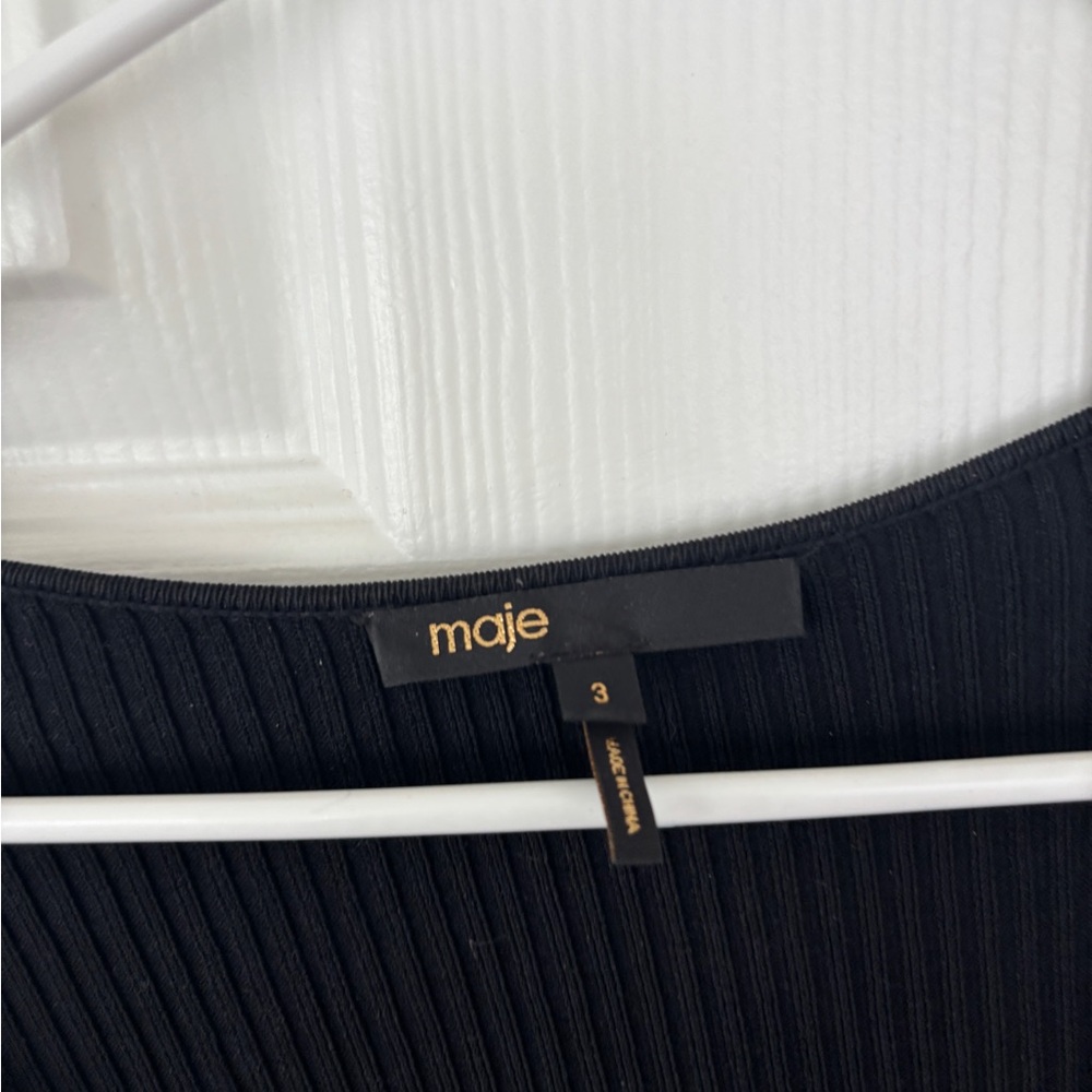 Maje Ribbed Cardigan - Picture 3 of 7